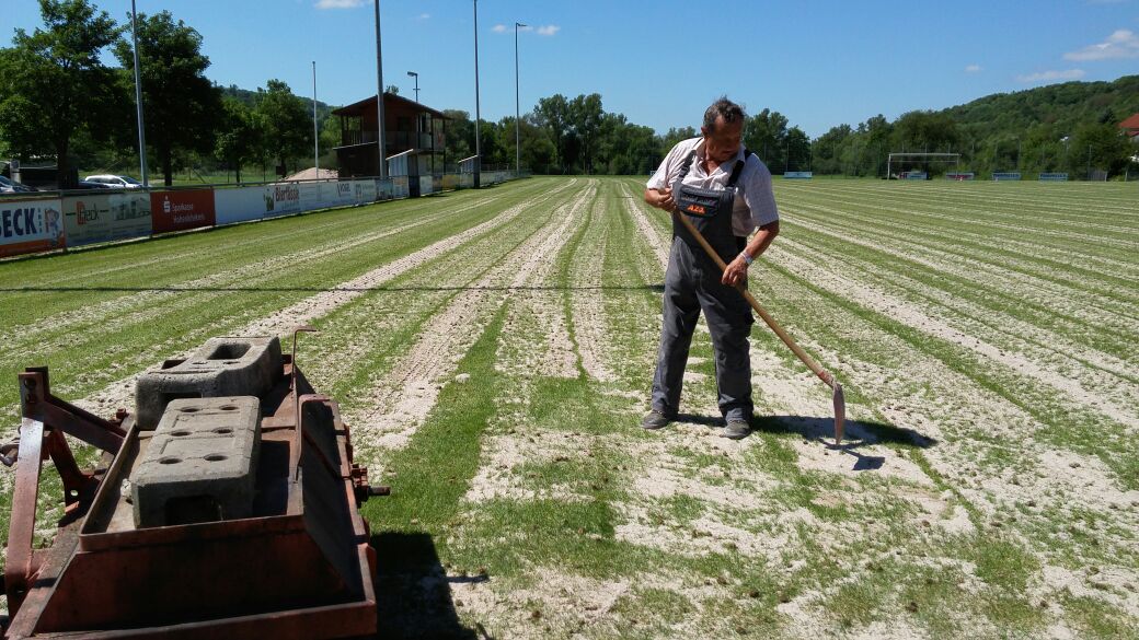 26. Mai: Besandung und weitere Arbeiten