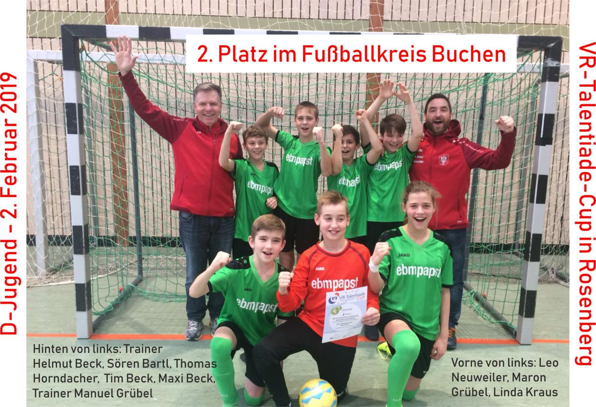 2. Februar: Ungeschlagen – D-Jugend erreicht den 2. Platz