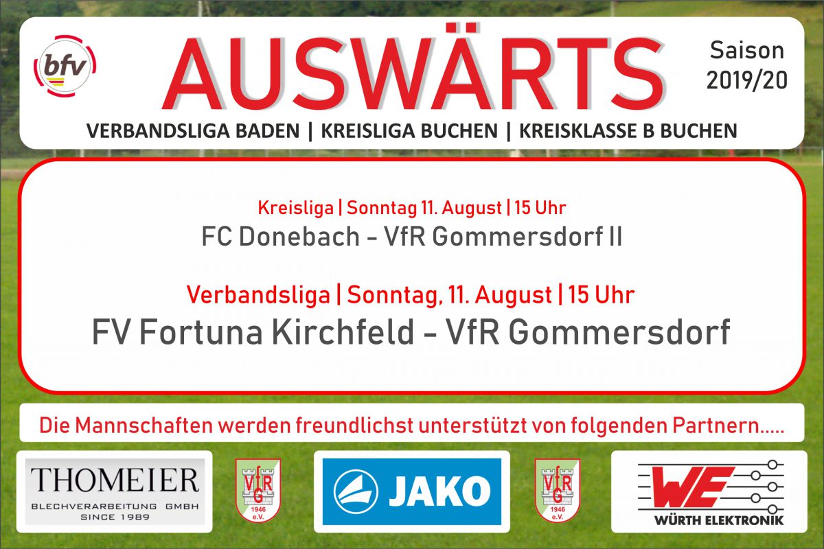 9. August: Am Sonntag in Donebach und Kirchfeld