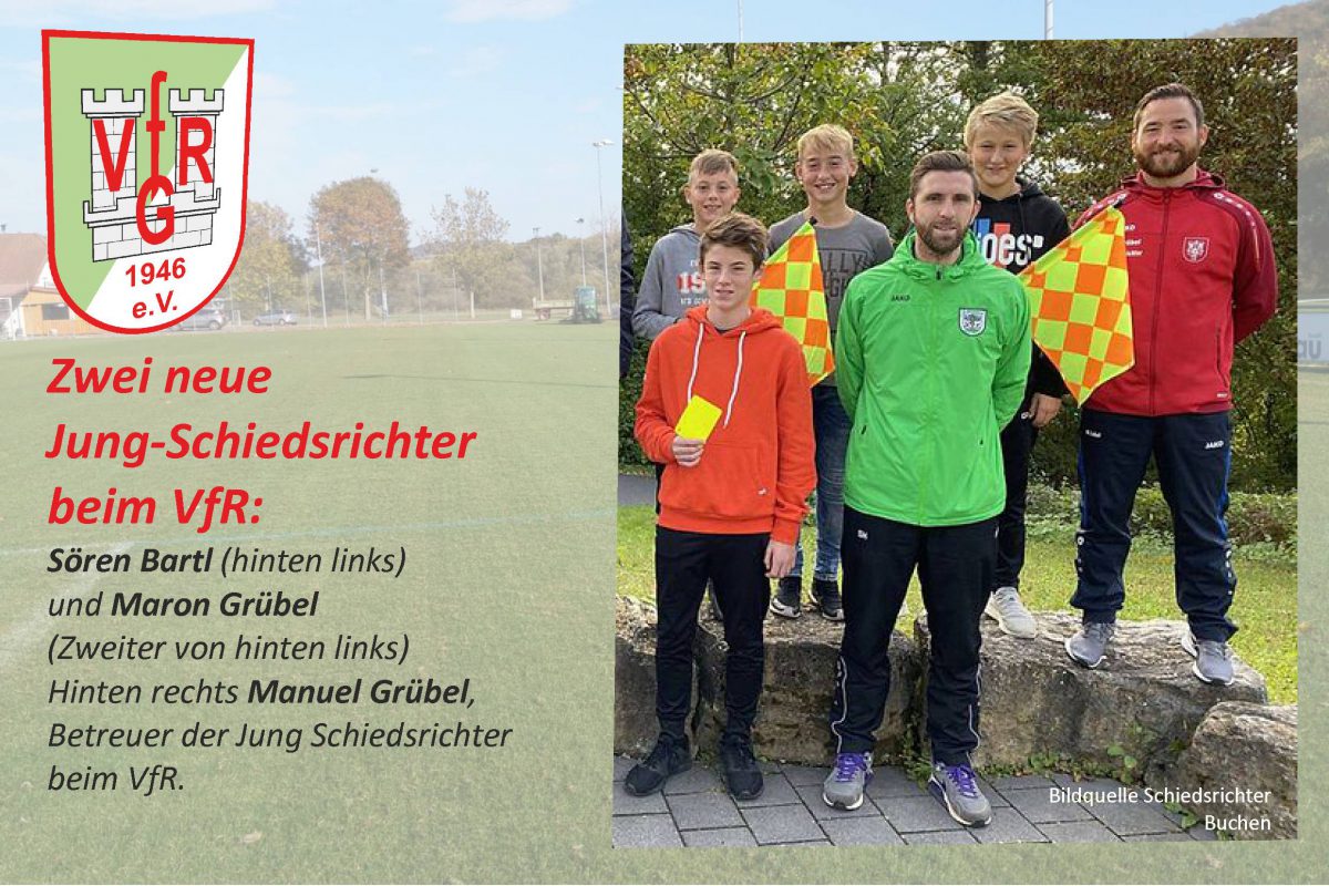 26. November: Schiedsrichter Nummer 13 und 14 beim VfR