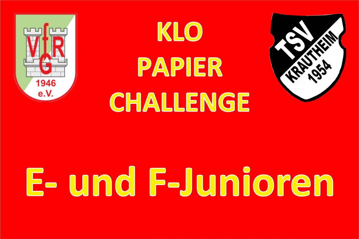 29. April: E-und F-Junioren Challenge