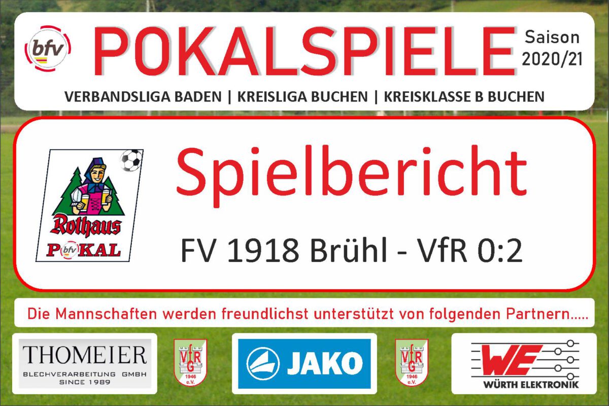 16. August: Spielbericht vom Spiel in Brühl