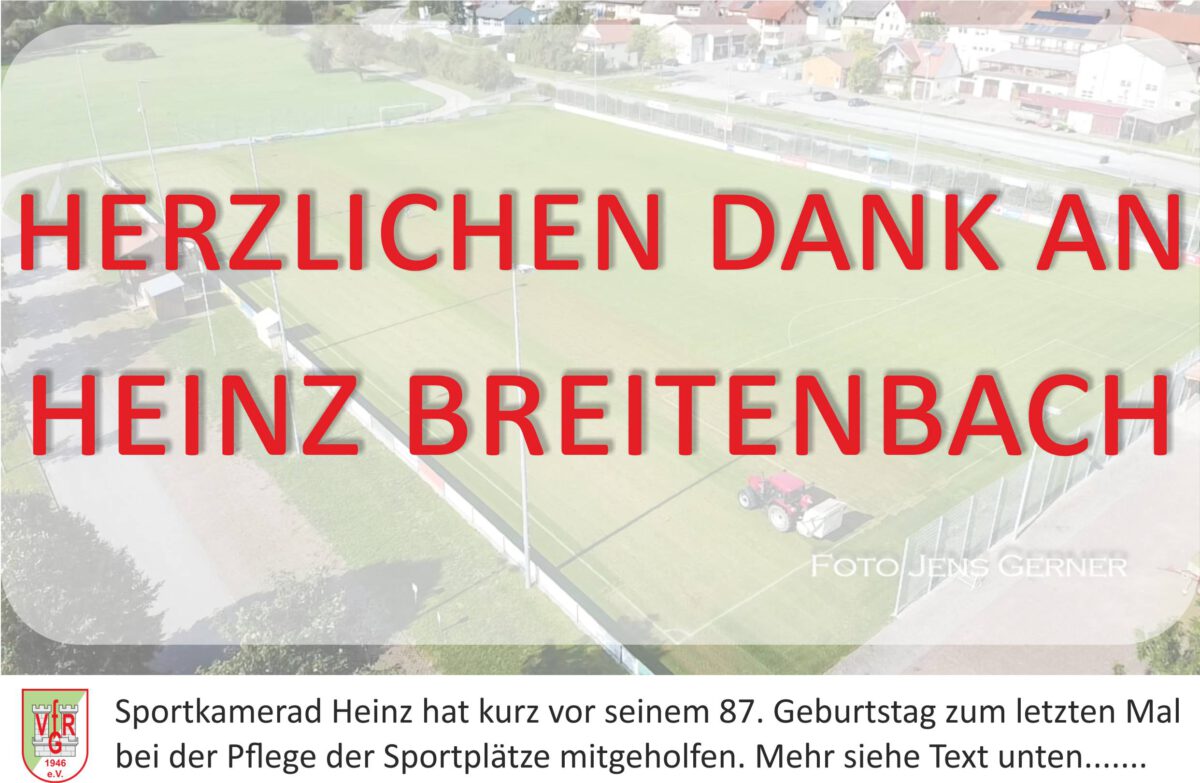 1. Oktober: Heinz Breitenbach beendete seine Tätigkeit