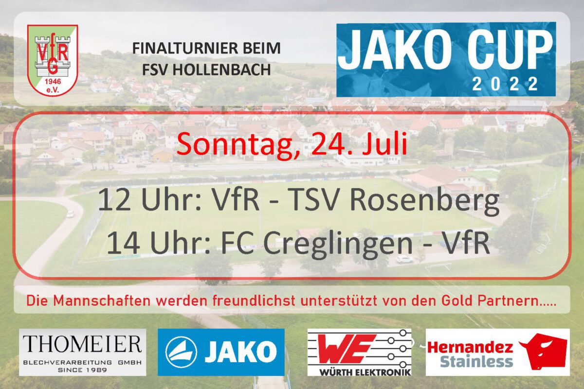 23. Juli: Drei Spiele in Hollenbach