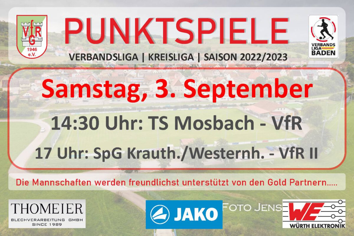 2. Sept.: Am Samstag in Neckarelz und Krautheim