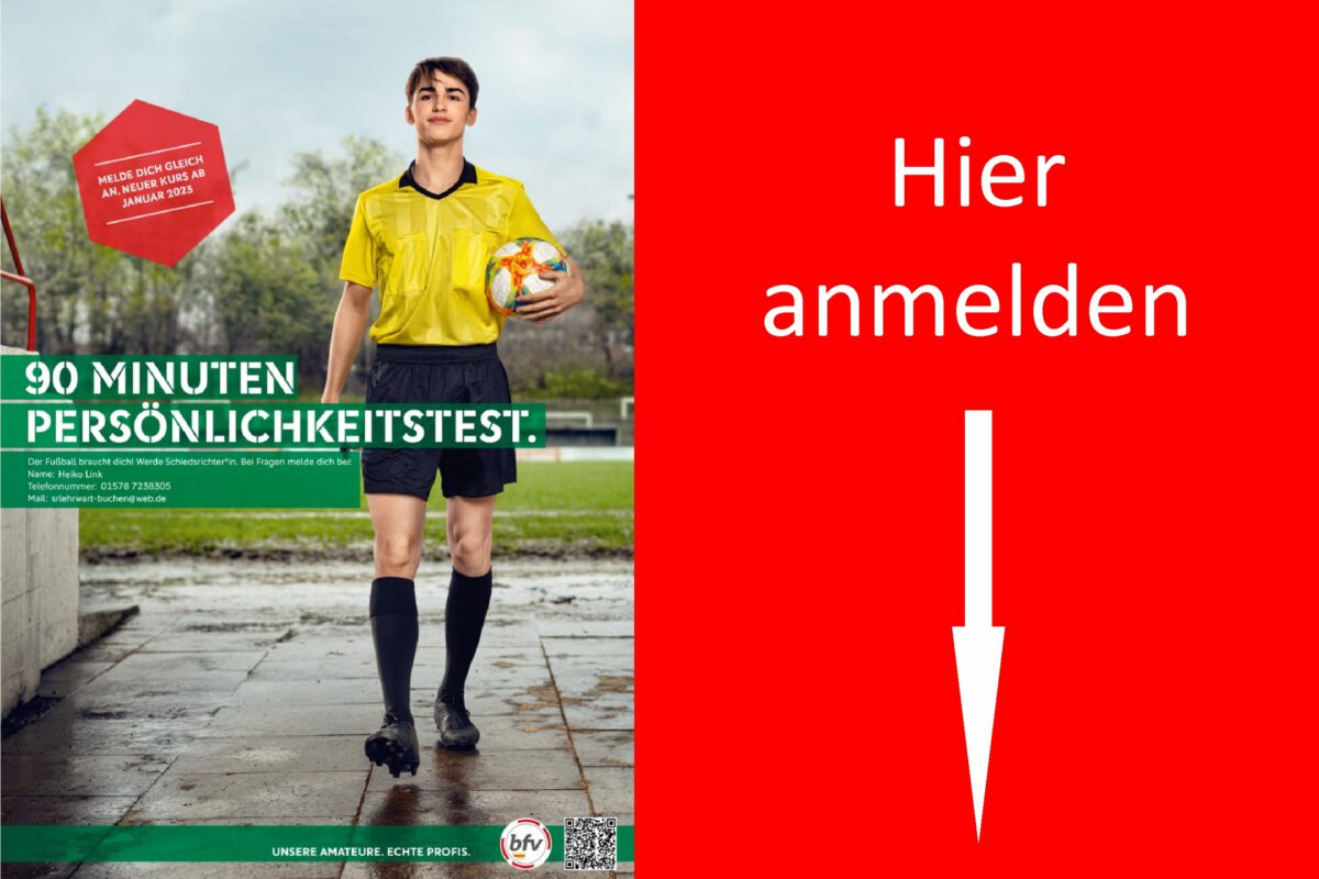 5. Januar: Schiedsrichter braucht der Verband und Kreis……