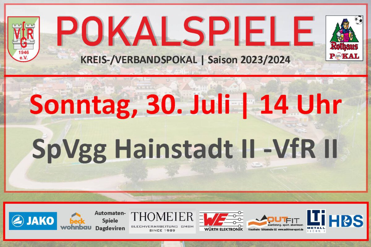 27. Juli: Die Zweite bei SpVgg Hainstadt 2