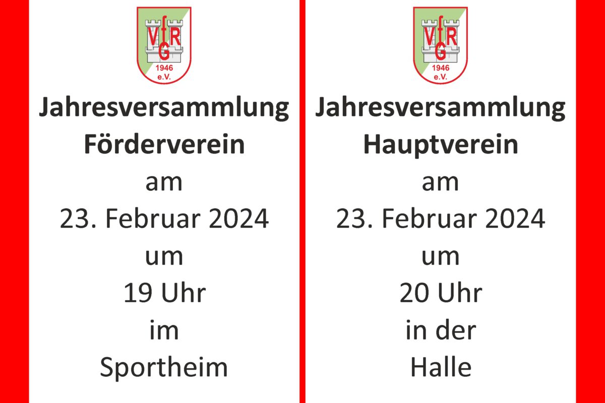 19. Feb.: Jahresversammlungen