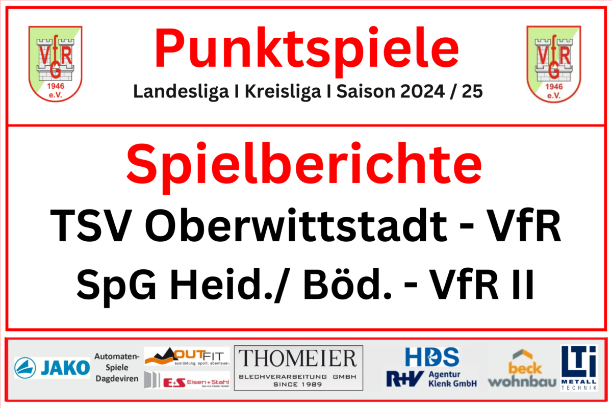 22. Oktober: 4 Punkte am Wochenende