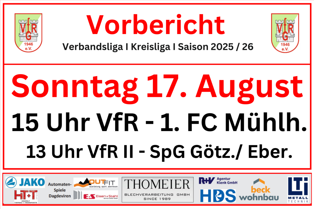 15. August: Es geht wieder los!