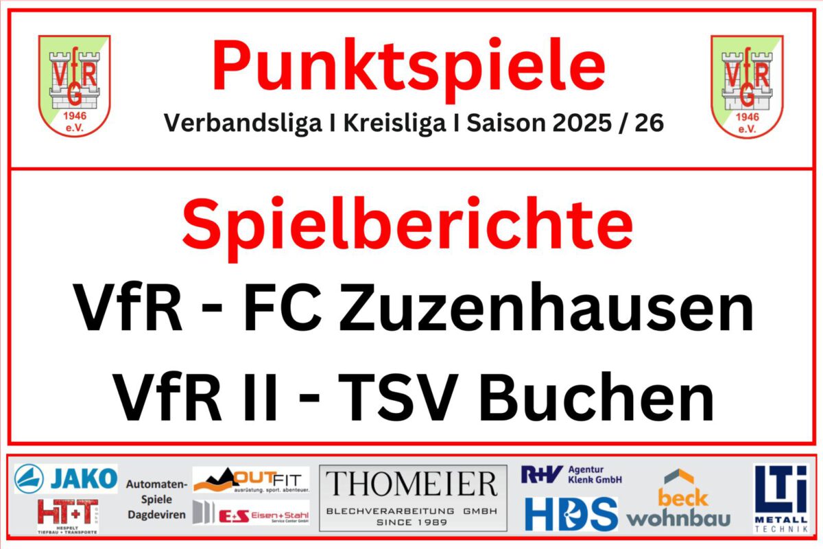 10. November: Unglückliches Wochenende für den VfR