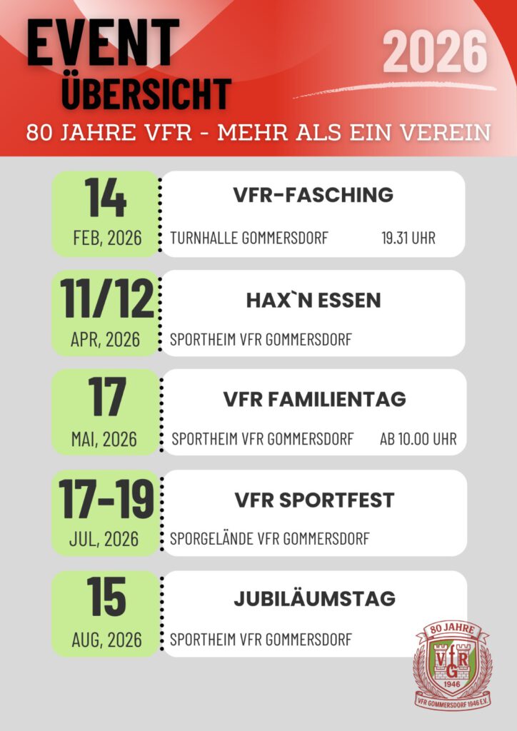 Veranstaltungen 2026