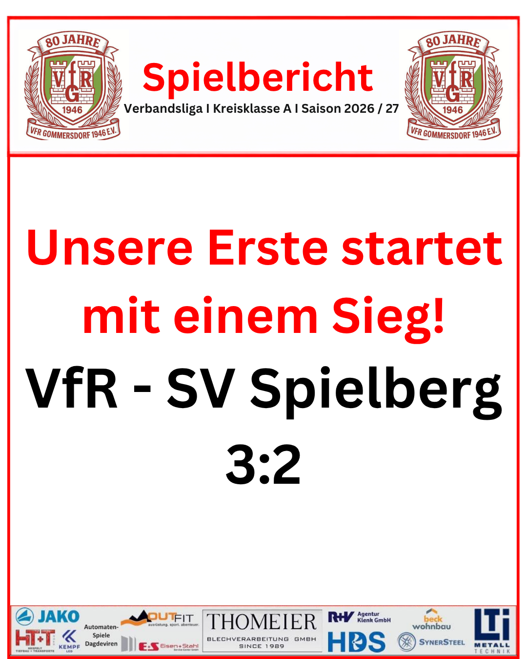 17. August: Gelungener Start
