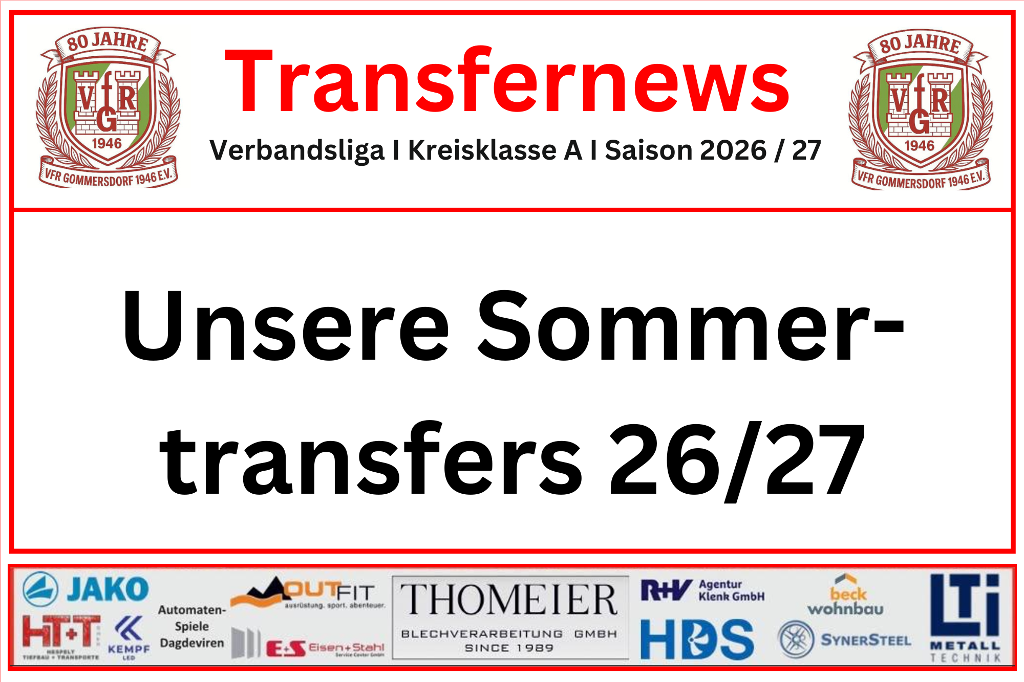 1. August: Unsere Sommertransfers