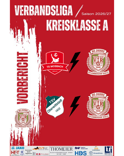 18. September: Auswärts in Mosbach und Derby in Oberwittstadt